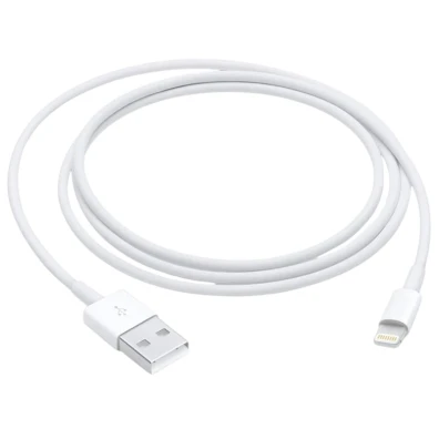 Cable Apple USB 2.0 a Lightning 1m Blanco