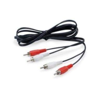 Cable de Audio Equip 2 RCA Macho a 2 RCA Macho 2.5m