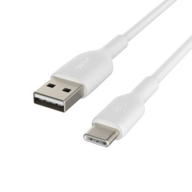 Cable USB-A a USB-C Belkin 2m Blanco - Boos Charge™
