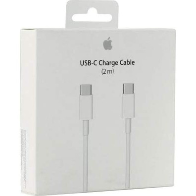 Cable de Carga Apple MLL82ZM/A USB-C a USB-C (2m)