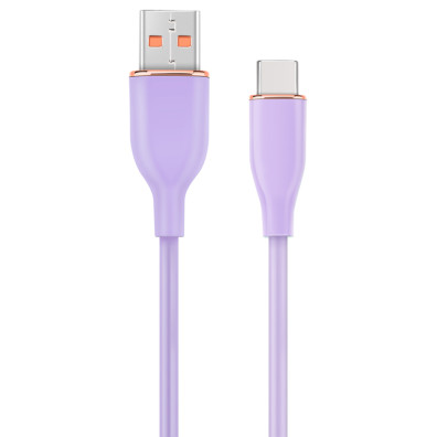 Gembird - CC-USB2S-AMCM-1.5M-P cable USB USB 2.0 1,5 m USB A USB C Púrpura