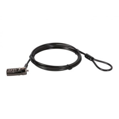 CABLE DE SEGURIDAD Conceptronic CUSTODIO01BN Nano - Combinación 4 dígitos, 1.8m