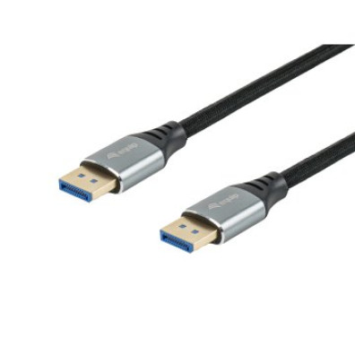 CABLE DISPLAYPORT A DISPLAYPORT PREMIUM 2,1 EQUIP 3M 16K 60Hz 54Gps ALUMINIO