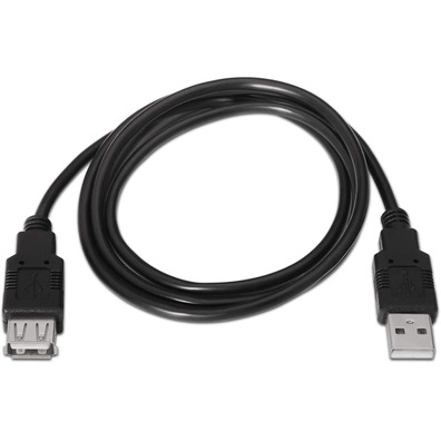 Cable Extensor USB(A) a USB(A) 2.0 Aisens 3m Negro