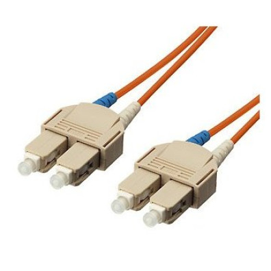 CABLE DE FIBRA ÓPTICA MULTIMODO SC/SC LSOH 1M - COLOR NARANJA