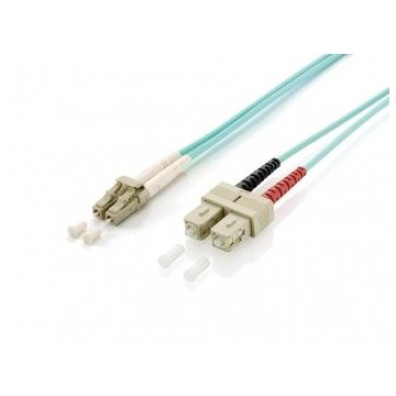 Cable de Fibra Óptica OM3 Duplex LC/SC 50/125u 10M - Libre de Halógenos