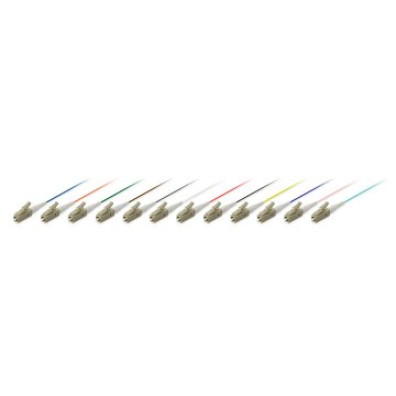 Cable Fibra Óptica OM4 LC a Pigtail 2M | Pack 12 Unidades