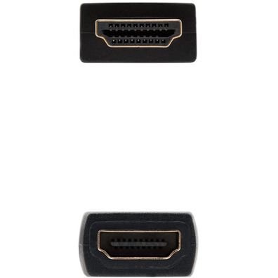 Cable HDMI 2.0 a HDMI-A Nanocable 1m Negro