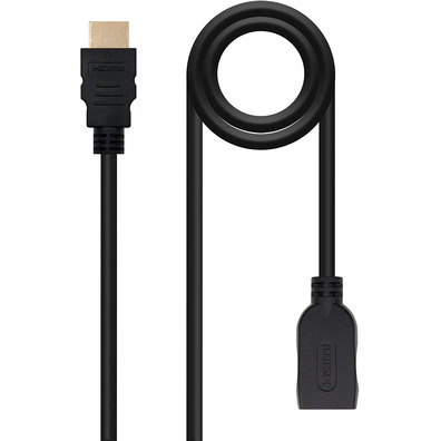 Cable HDMI 2.0 a HDMI-A Nanocable 1m Negro