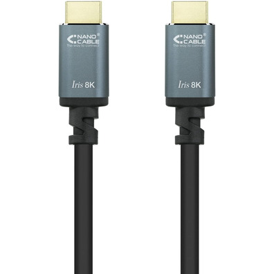 Cable HDMI 2.1 Nanocable Iris 1.5m Negro