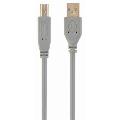 Gembird - 1.8m USB 2.0 A/B M cable USB 1,8 m USB A USB B Gris