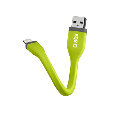 Cable lightning Made for iPhone 12 cm Verde SBS