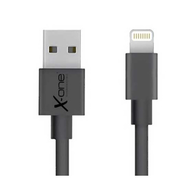 Cable Lightning Plano X-One - Negro