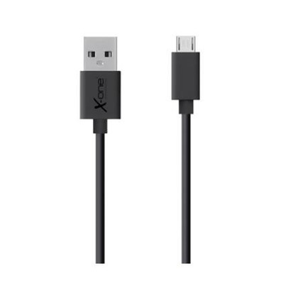 Cable plano Micro USB X-One Negro