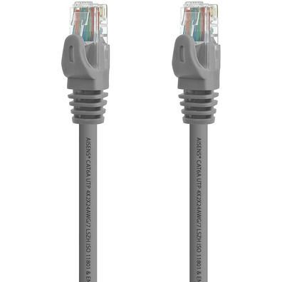 Cable Red Aisens RJ45 LSZH CAT6A 15M Gris