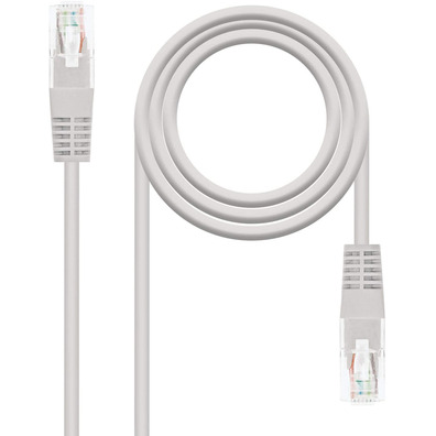 Cable Red NanoCable UTP CAT6 RJ45 20M Gris