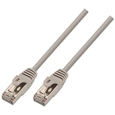 Cable Red RJ45 NanoCable FTP CAT6 20M Gris