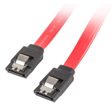 CABLE SATA III LANBERG 6GB/S HEMBRA HEMBRA CLIP METAL 0.5M