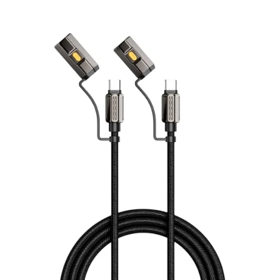Cable USB-C 240W 3 en 1 Carga Rápida Ultra-Resistente