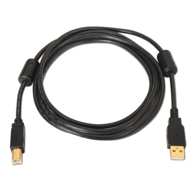 Cable USB 2.0 para Impresora 3m Negro - Nanocable