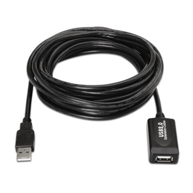 Cable Extensión USB 5M Tipo A/M-A/H 2.0 Negro - Nanocable