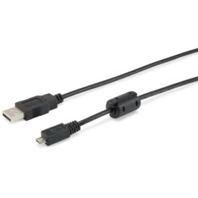 CABLE USB-A A MICROUSB 1M EQUIP CON FERRITA