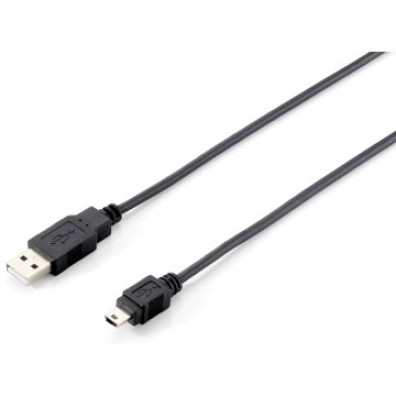 CABLE USB-A a MiniUSB 1.8M - Marca EQUIP