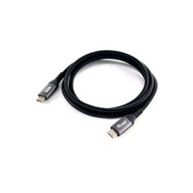 CABLE USB-C A USB-C 2M EQUIP 128383 TRANSFERENCIA 40G 240W 4K COLOR NEGRO