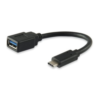 CABLE USB-C MACHO a USB-A HEMBRA - Marca EQUIP