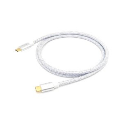 Cable USB-C a USB-C Equip 128358 2M Transferencia 10G 5A (100W) Blanco