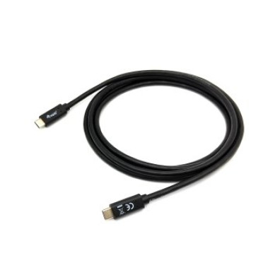 Cable USB-C a USB-C Equip 2m Transferencia 5G 3A Negro