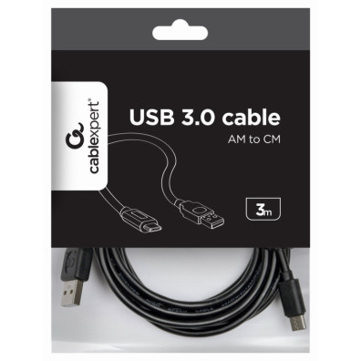 Cable Usb A 2.0 A Usb C Gembird Ccp-usb2-amcm-10 3 M