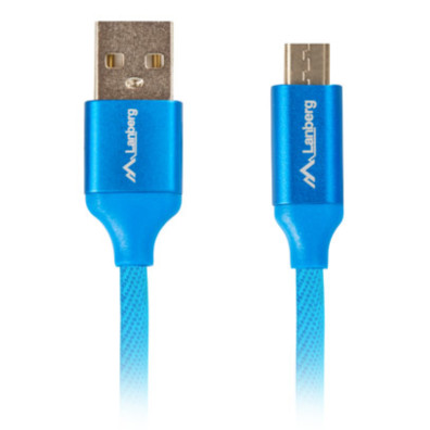 Cable Usb Lanberg Ca-usbm-20cu-0018-bl - Conectores Usb A A