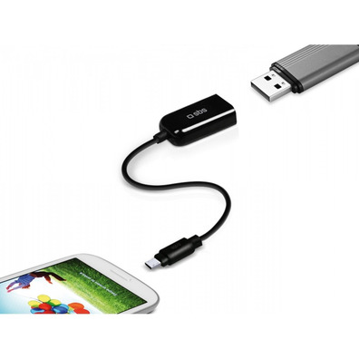 Cable USB OTG para Smartphone y Tablet SBS