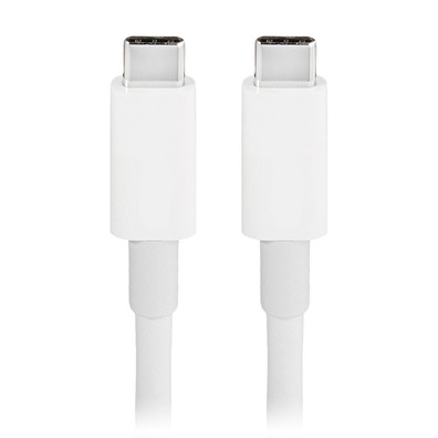 Cable USB Tipo C a USB Tipo C (2m) - Blanco