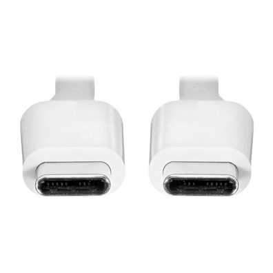 Cable USB Tipo C a USB Tipo C (2m) - Blanco