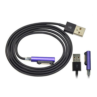 Cable Magnético de Recarga USB para Sony Xperia Violeta