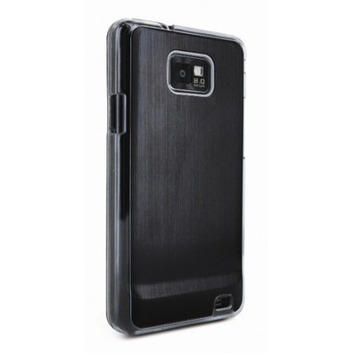 Carcasa Rígida Metal Negra Classic&Elegance; Samsung Galaxy S II