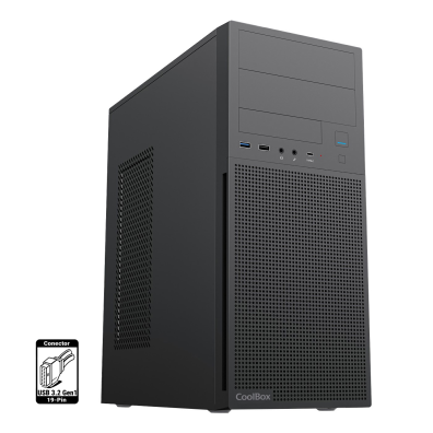 CAJA TORRE COOLBOX ATX A780 BRONCE 80+ NEGRA