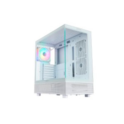 CAJA ATX ABYSM DANUBE SAVA H400 WHITE - Gabinete con USB-C - GPU MAX 410mm