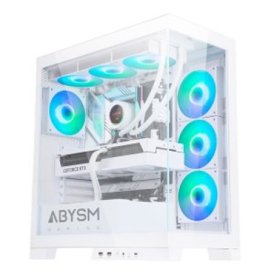 CAJA ATX ABYSM DANUBE SAVA H500 WHITE USB-C GPU MAX 430mm 1x3.5" 1x2.5"