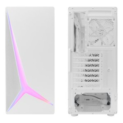 CAJA ATX COOLBOX GA450 STAR LIGHT ARGB CRISTAL TEMPLADO BLANCO 340mm GPU 1x3.5 5x2.5