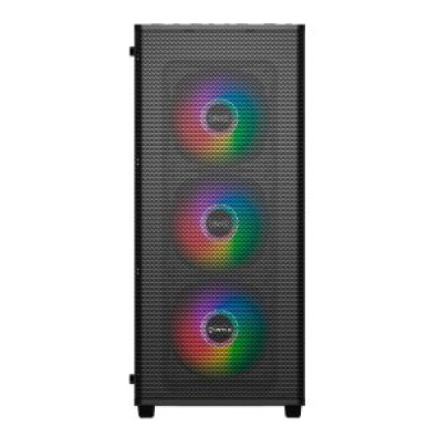 CAJA ATX UNYKAch MIR100 NEGRO CON PANEL DE CRISTAL TEMPLADO