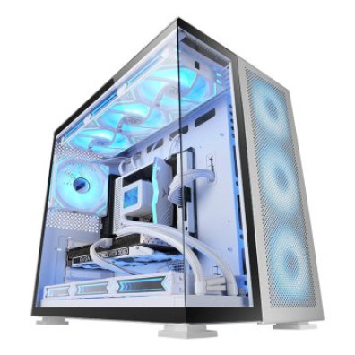 CAJA GAMING MARS MCNOVA2 E-ATX CRISTAL TEMPLADO 3x3.5 4x2.5" USB-C GPU150mm