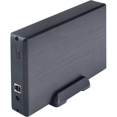 Caja Externa 3.5'' USB 3.1 AISENS Aluminio Negro