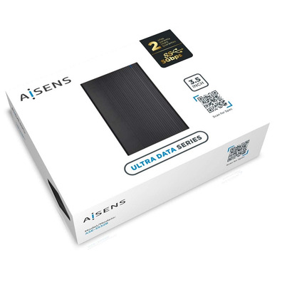 Caja Externa 3.5'' USB 3.1 SATA Aisens Aluminio Negro ASE-3532B