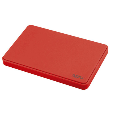 Caja Externa Approx APPHDD200R 2.5'' SATA USB 2.0 Rojo
