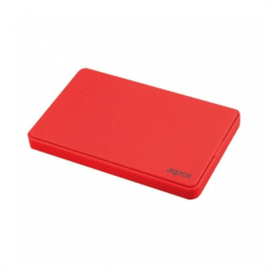 Caja Externa Approx APPHDD300R USB 3.0 2.5'' SATA Rojo