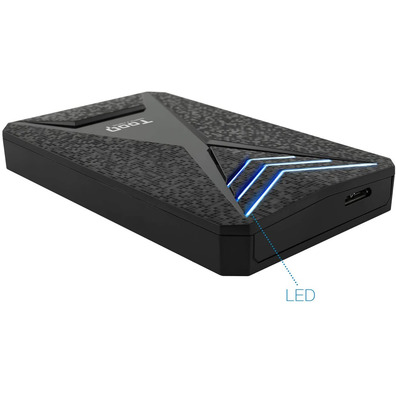 Caja Externa Gaming 2.5'' SATA USB 3.1 TooQ TQE-2550BL Azul