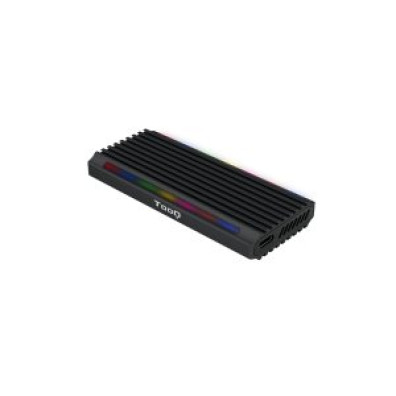 CAJA EXTERNA M.2 USB-C NEGRO - TOOQ TQE-2222B (M.2 NGFF/NVMe USB 3.1 GEN2)